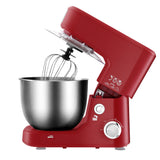 NNEDSZ Electric Stand Mixer 1200W Kitche Beater Cake Aid Whisk Bowl Hook Red