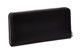 NNEKG Jet Set Travel Leather Continental Wallet (Black)