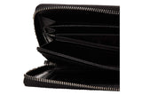 NNEKG Jet Set Travel Leather Continental Wallet (Black)