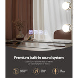 NNEDSZ Embellir Bluetooth Makeup Mirror with Light Hollywood LED Vanity Dimmable 58X46
