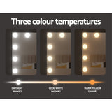 NNEDSZ Embellir Bluetooth Makeup Mirror with Light Hollywood LED Vanity Dimmable 58X46