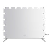 NNEDSZ  Makeup Mirror with Light LED Hollywood Mounted Wall Mirrors Cosmetic
