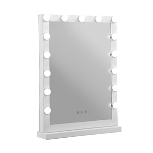 NNEDSZ Hollywood Makeup Mirror With Light 15 LED Bulbs Vanity Lighted Stand