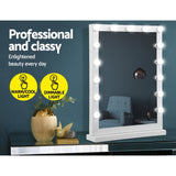 NNEDSZ Hollywood Makeup Mirror With Light 15 LED Bulbs Vanity Lighted Stand