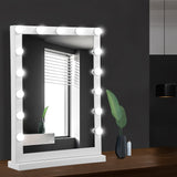 NNEDSZ Hollywood Makeup Mirror With Light 15 LED Bulbs Vanity Lighted Stand