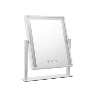 NNEDSZ LED Makeup Mirror Hollywood Standing Mirror Tabletop Vanity White