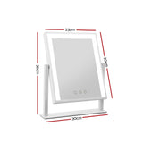 NNEDSZ LED Makeup Mirror Hollywood Standing Mirror Tabletop Vanity White