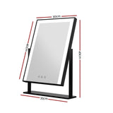 NNEDSZ Hollywood Makeup Mirror With Light LED Strip Standing Tabletop Vanity