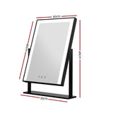 NNEDSZ Hollywood Makeup Mirror With Light LED Strip Standing Tabletop Vanity