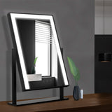 NNEDSZ Hollywood Makeup Mirror With Light LED Strip Standing Tabletop Vanity