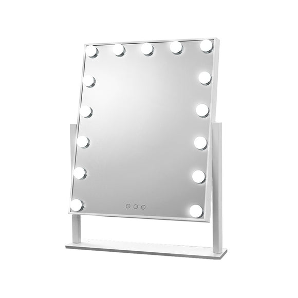 NNEDSZ Hollywood Makeup Mirror with 15 Dimmable Bulb Lighted Dressing Mirror