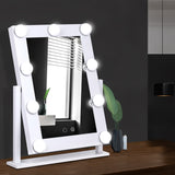 NNEDSZ LED Standing Makeup Mirror - White