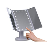 NNEDSZ LED  Tri-Fold Make Up Mirror
