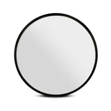 NNEDSZ 90CM Wall Mirror Bathroom Makeup Mirror Round Frameless Polished