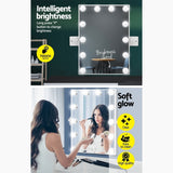 NNEDSZ Hollywood Wall mirror Makeup Mirror With Light Vanity 12 LED Bulbs