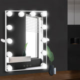 NNEDSZ Hollywood Wall mirror Makeup Mirror With Light Vanity 12 LED Bulbs