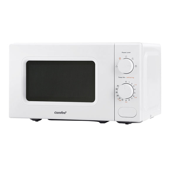 NNEDSZ  20L Microwave Oven 700W Countertop Kitchen Cooker stoneware White