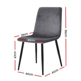 NNEDSZ Set of 4 Artiss Modern Dining Chairs