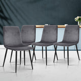 NNEDSZ Set of 4 Artiss Modern Dining Chairs