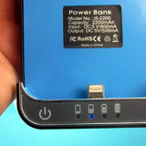 NNEDSZ Power Bank 2200mah External Charger for iphone 5 Backup Battery Cover Case for iphone5