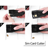 NNEDSZ New Sim Card Cutter - Sim Card Adapter - Eject Pin