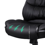 NNEDSZ 8 Leather Massage Chair - Black