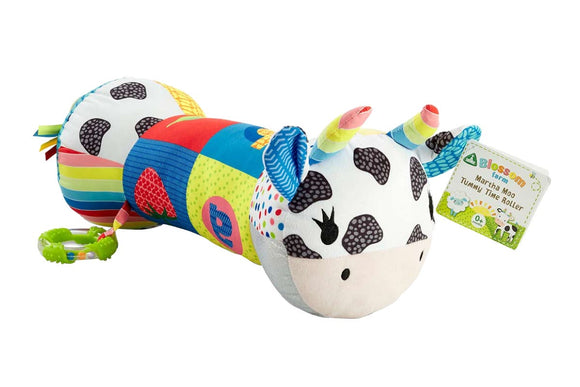 NNEKG Blossom Farm Martha Moo Tummy Time Roller