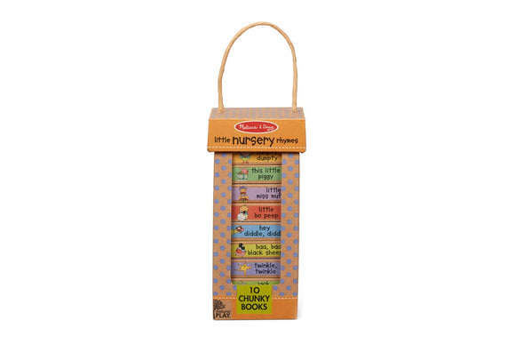 NNEKG Natural Play Book Tower Little Nursery Rhymes