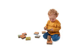 NNEKG Natural Play Book Tower Little Nursery Rhymes