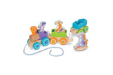 NNEKG First Play Rocking Farm Animals Pull Train