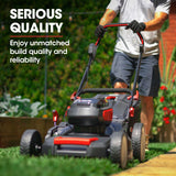 NNEMB 550CX 40V SYNC 19 Cordless Lawn Mower Kit-Fast Charger and 2x Batteries