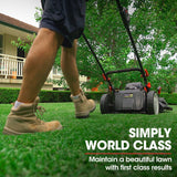 NNEMB 550CX 40V SYNC 19 Cordless Lawn Mower Kit-Fast Charger and 2x Batteries