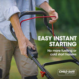 NNEMB 650CX 40V SYNC Ultra 19 Cordless Lawn Mower Kit-Fast Charger and Battery