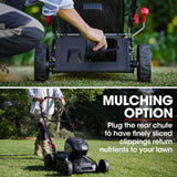 NNEMB 650CX 40V SYNC Ultra 19 Cordless Lawn Mower Kit-Fast Charger and Battery