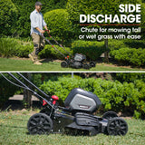 NNEMB 650CX 40V SYNC Ultra 19 Cordless Lawn Mower Kit-Fast Charger and Battery