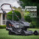 NNEMB 650CX 40V SYNC Ultra 19 Cordless Lawn Mower Kit-Fast Charger and Battery