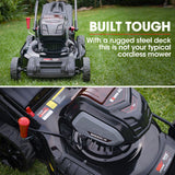 NNEMB 850CX 56V SYNC Pro 22 Cordless Lawn Mower Kit-Fast Charger and Battery