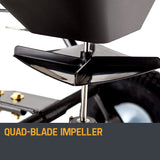 NNEMB Tow Behind Broadcast Spreader 30kg 26L Seed Fertiliser Tow Rotary