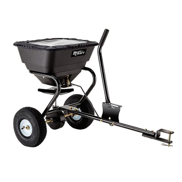 NNEMB Tow Behind Broadcast Spreader 30kg 26L Seed Fertiliser Tow Rotary