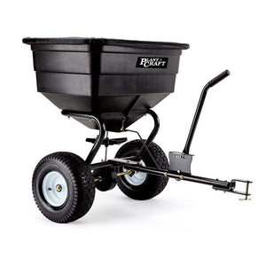 NNEMB Tow Behind Broadcast Spreader 90kg 105L Seed Fertiliser Tow Rotary