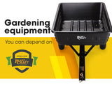 NNEMB 400LBS Poly Dump Cart Garden Tip Trailer Tray Tow Quad ATV Ride