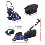 NNEDSZ Mower 19 175cc Petrol Powered Push Lawnmower 4 Stroke 4-IN-1