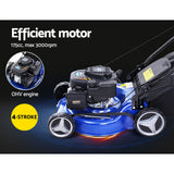 NNEDSZ Mower 19 175cc Petrol Powered Push Lawnmower 4 Stroke 4-IN-1