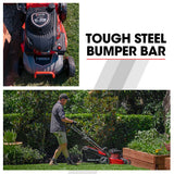 NNEMB 18 175cc Self-Propelled 4-Stroke Petrol Steel Deck Lawnmower-740SX
