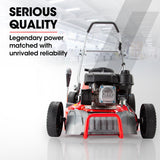 NNEMB 18 175cc Self-Propelled 4-Stroke Petrol Steel Deck Lawnmower-740SX