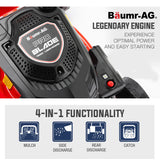 NNEMB Petrol Lawn Mower 220cc 18 4 Stroke Self Propelled-780SX