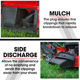 NNEMB Petrol Lawn Mower 220cc 20 4 Stroke Self Propelled-840SX