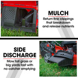 NNEMB 21 248cc Self-Propelled Push Button Electric Start 4in1 Lawnmower-890SXe