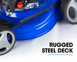 NNEMB 18 175cc Self-Propelled 4-Stroke Petrol Steel Deck Lawn Mower VS500