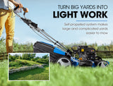 NNEMB Petrol Lawn Mower 175cc 18 4 Stroke Self Propelled-VS550